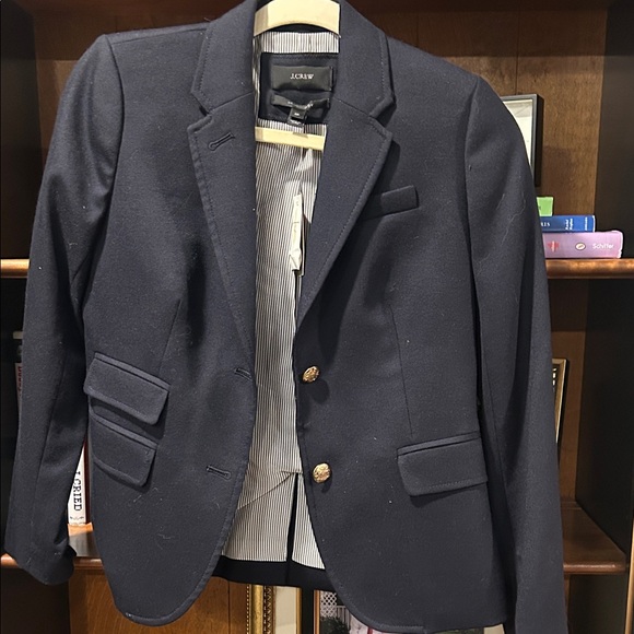 J. Crew Jackets & Blazers - J. Crew Navy schoolboy wool Blazer with Gold Buttons